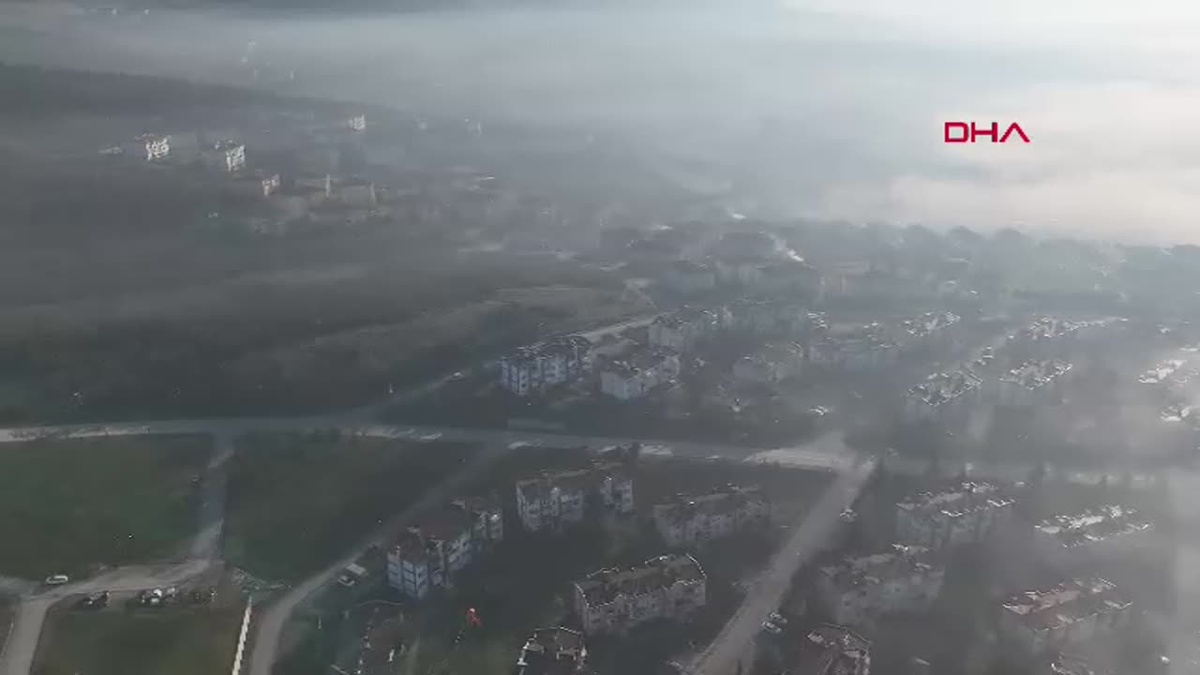 Düzce\'de Sabah Sis Etkili Oluyor
