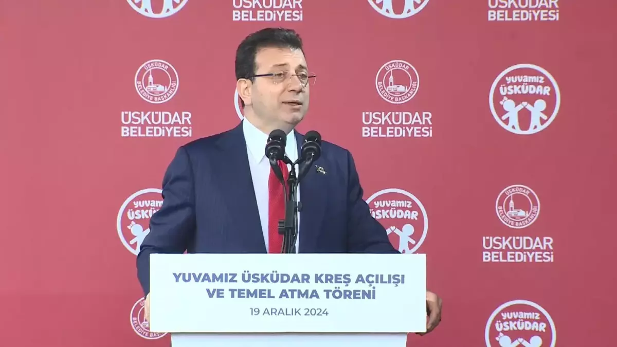 Üsküdar\'da İlk Kreşin Açılışı ve İcadiye\'de Yeni Kreşin Temeli Atıldı