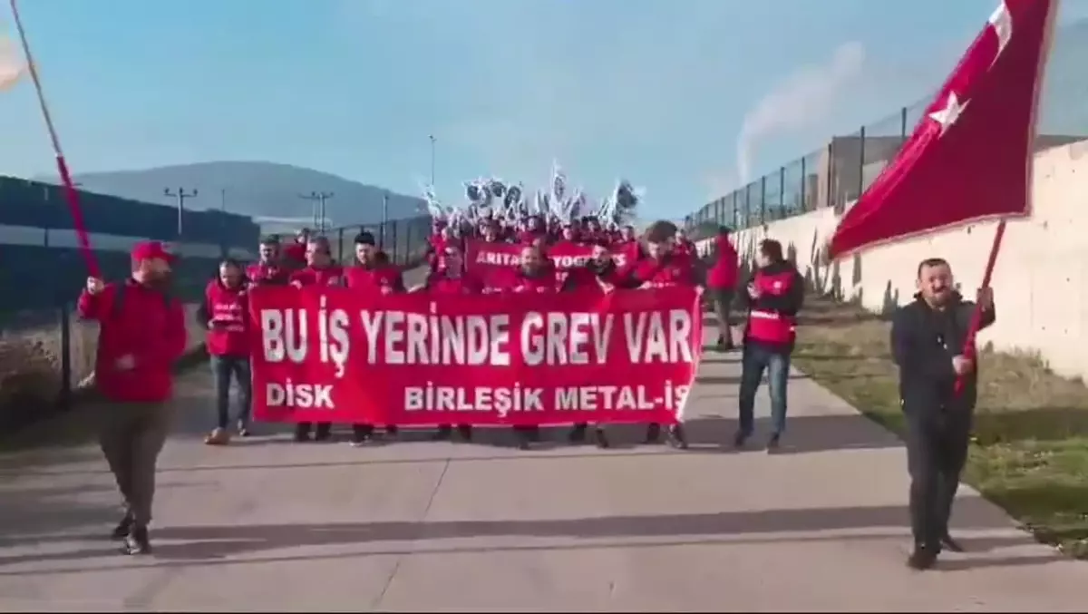 Metal İşçileri Bir Fabrikada Daha Grev Başladı