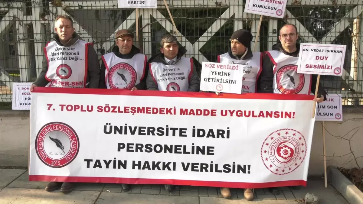 Üniversite Personeli Tayin Sorunu İçin Mücadele Ediyor