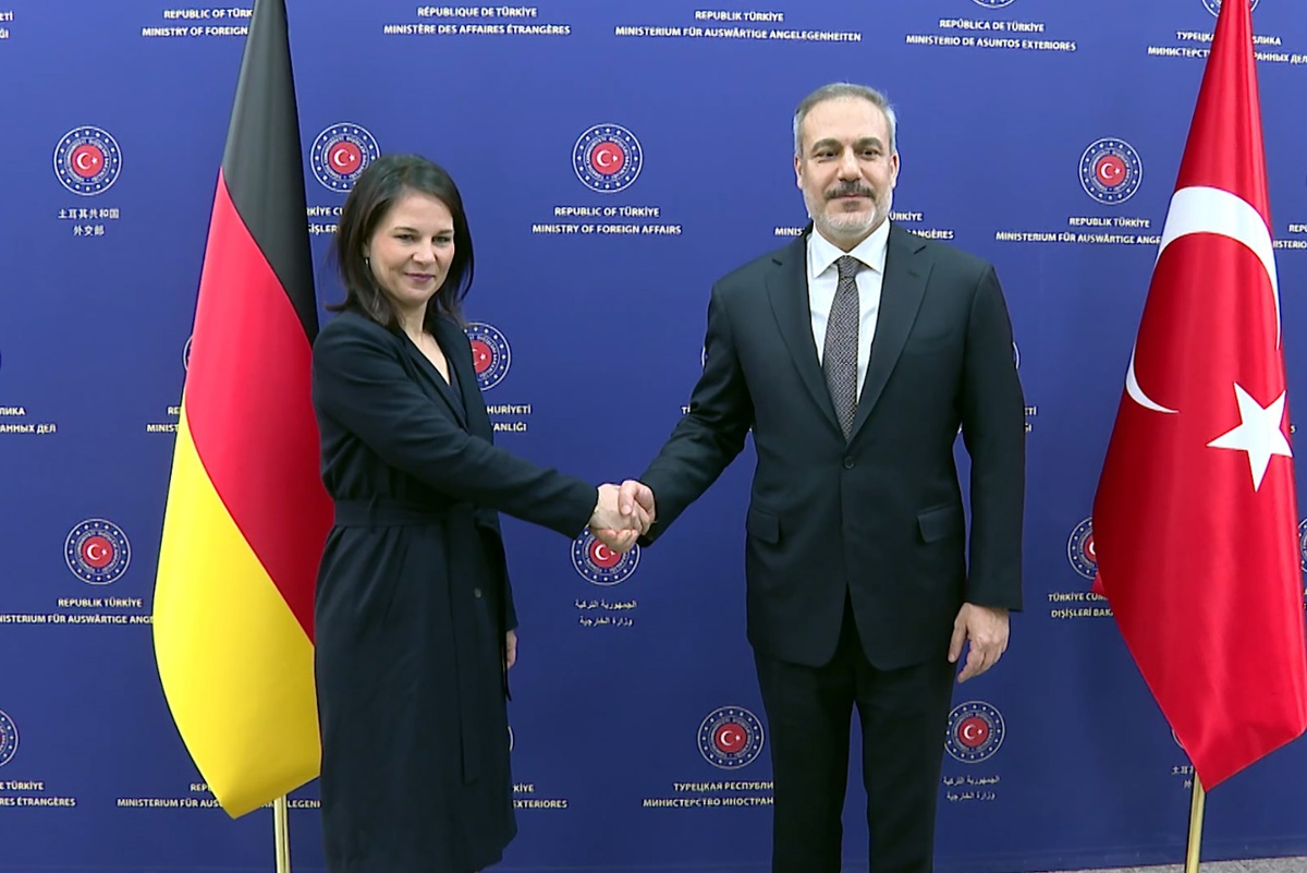 Hakan Fidan ve Annalena Baerbock, Ankara\'da Görüştü