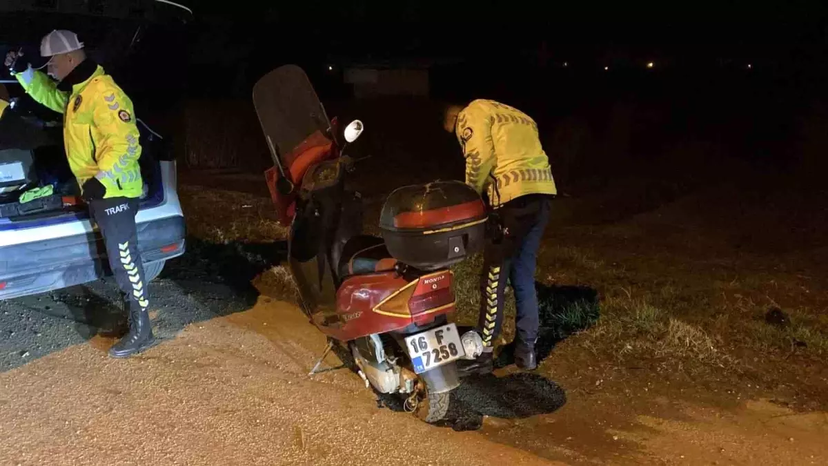 Çalıntı Motosikletten Ceza Yağdı