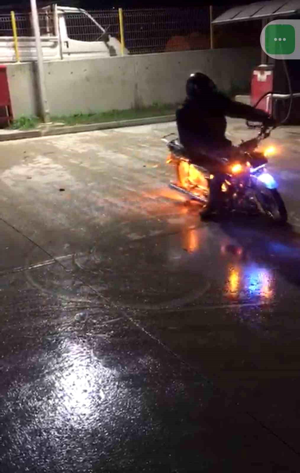 Drift Yapan Motosiklet Sürücüsüne Ceza