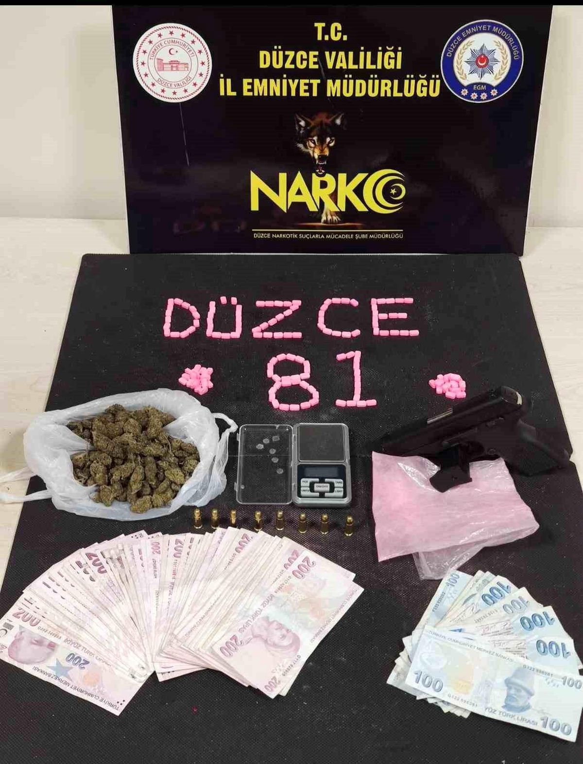 Düzce\'de Uyuşturucu Operasyonu: 2 Tutuklama