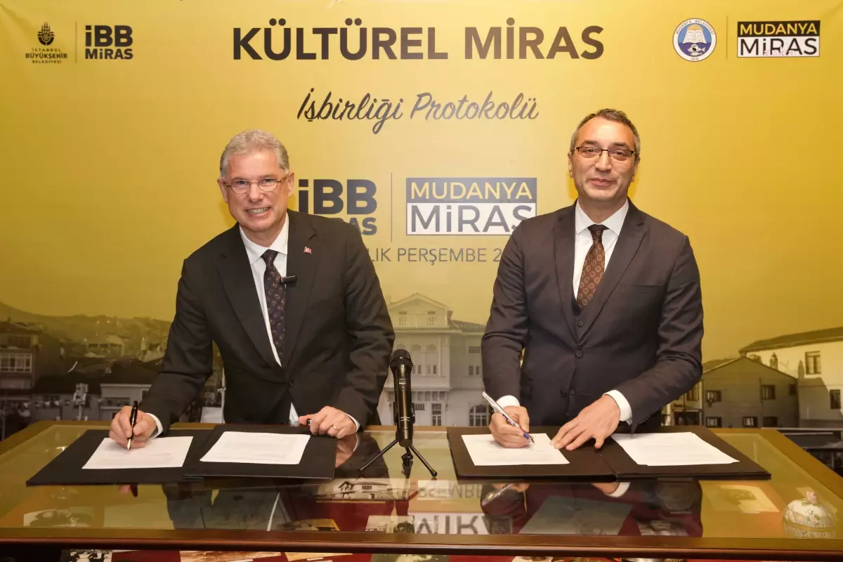 Mudanya Belediyesi ve İBB\'den Kültürel Miras İşbirliği Protokolü