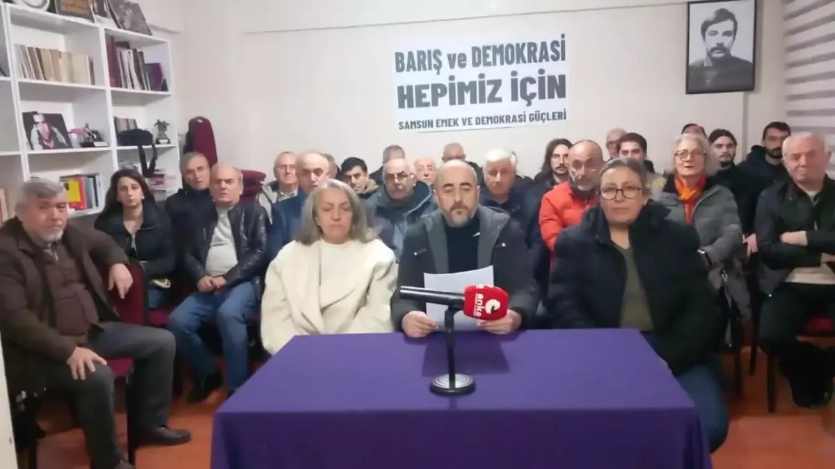 Samsun Emek ve Demokrasi Güçleri\'nden Barış Süreci Çağrısı