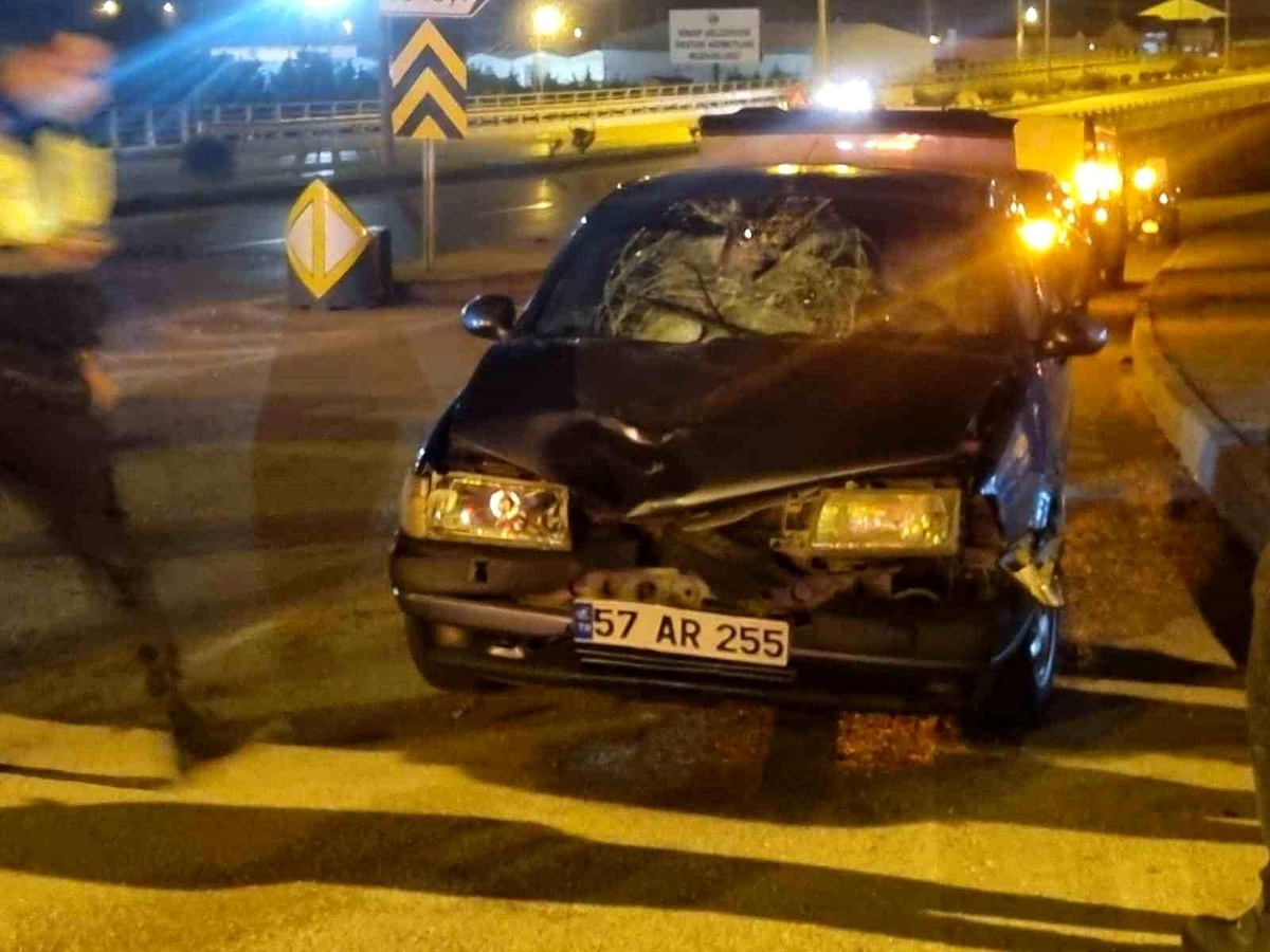 Sinop\'ta Yaya Trafik Kazası