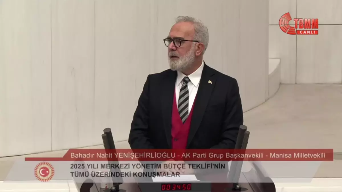 TBMM Genel Kurulu... Bahadır Yenişehirlioğlu: Uluslararası Hukuku, İnsan Hak ve Hürriyetlerini En Güçlü Savunan Ülke Türkiye\'dir