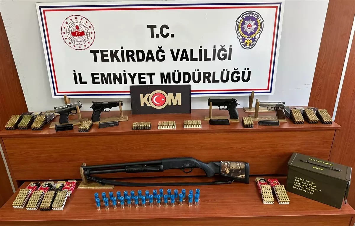 Tekirdağ\'da Silah Kaçakçılığı Operasyonu