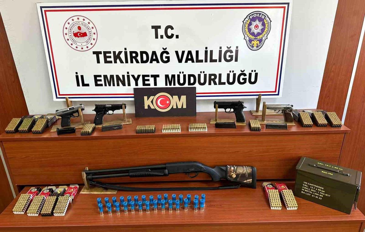 Tekirdağ\'da Silah Ticareti Operasyonu