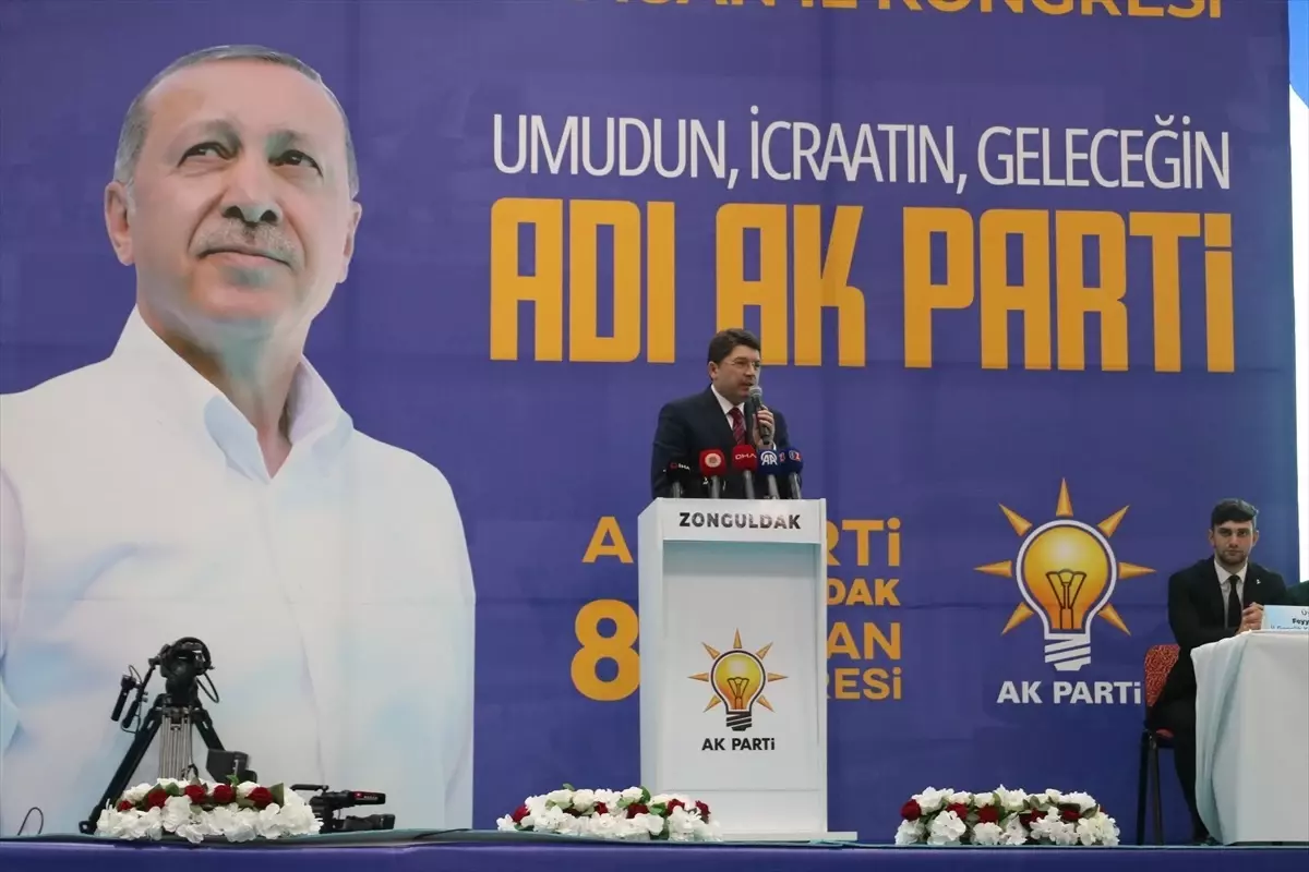 Adalet Bakanı Tunç, AK Parti Zonguldak 8. Olağan İl Kongresi\'nde konuştu Açıklaması