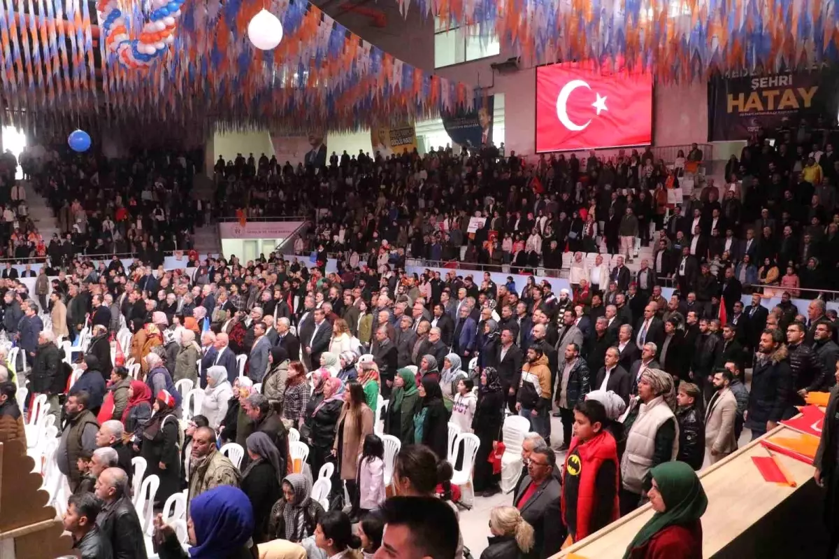 AK Parti Hatay 8. Olağan İl Kongresi Gerçekleşti