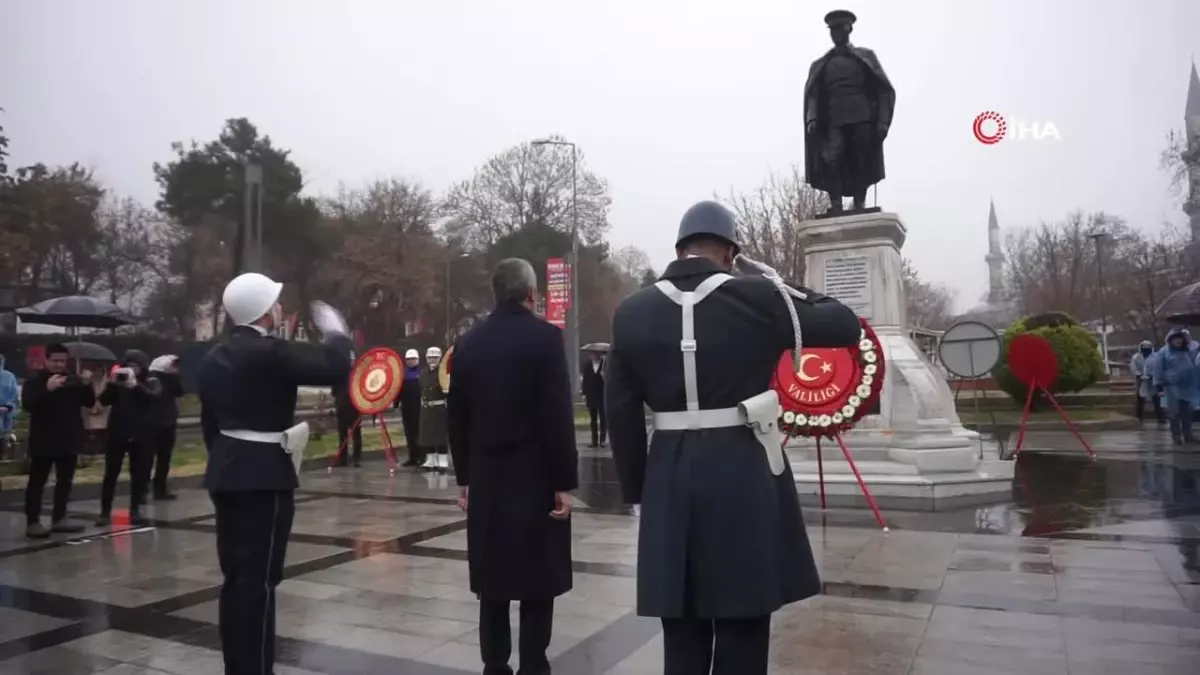 Atatürk\'ün Edirne\'ye Gelişinin 94. Yıldönümü Coşkuyla Kutlandı