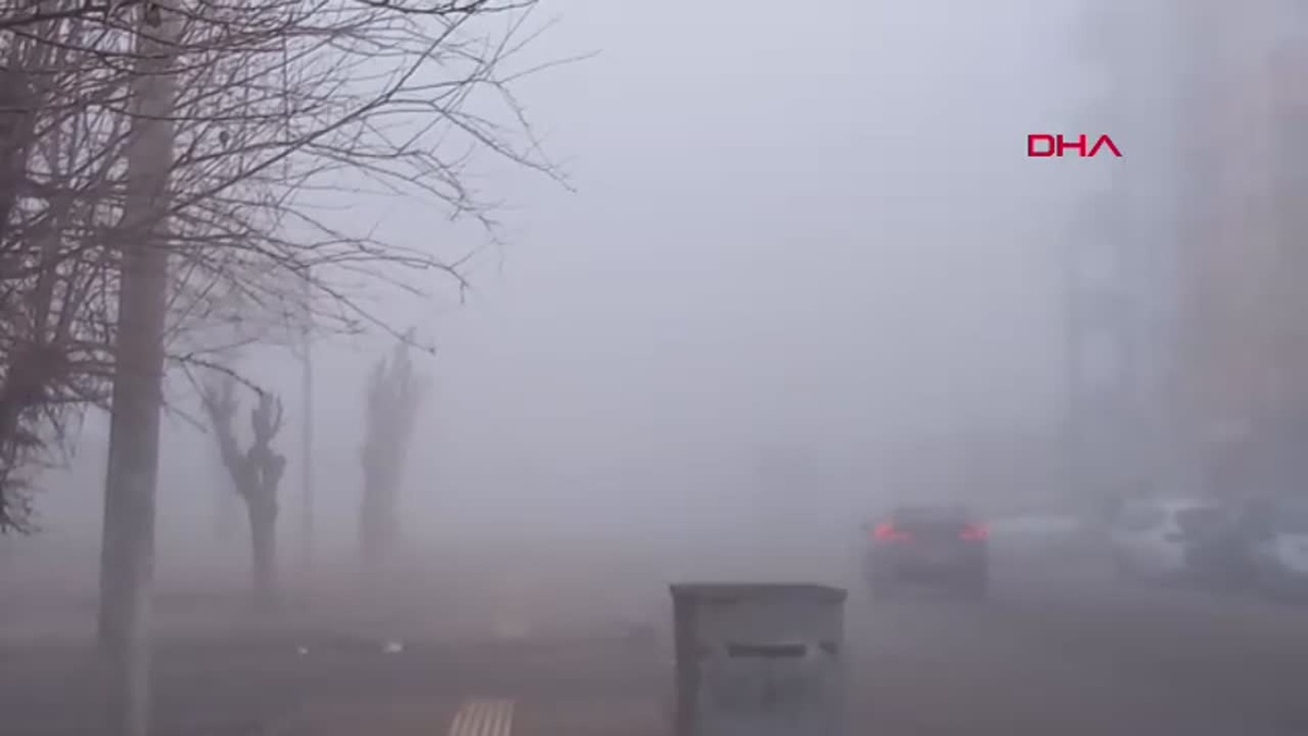 Diyarbakır\'da Sis Hayatı Olumsuz Etkiliyor