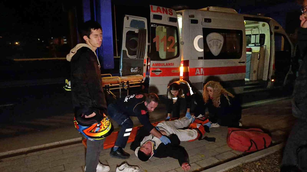 Motosiklet Kazası: Sürücü Yaralandı