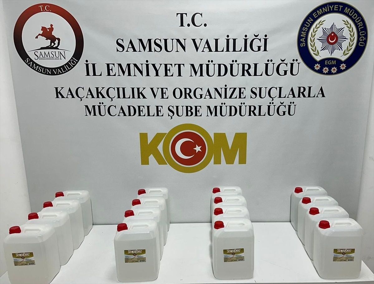 Samsun\'da Sahte İçki Operasyonu