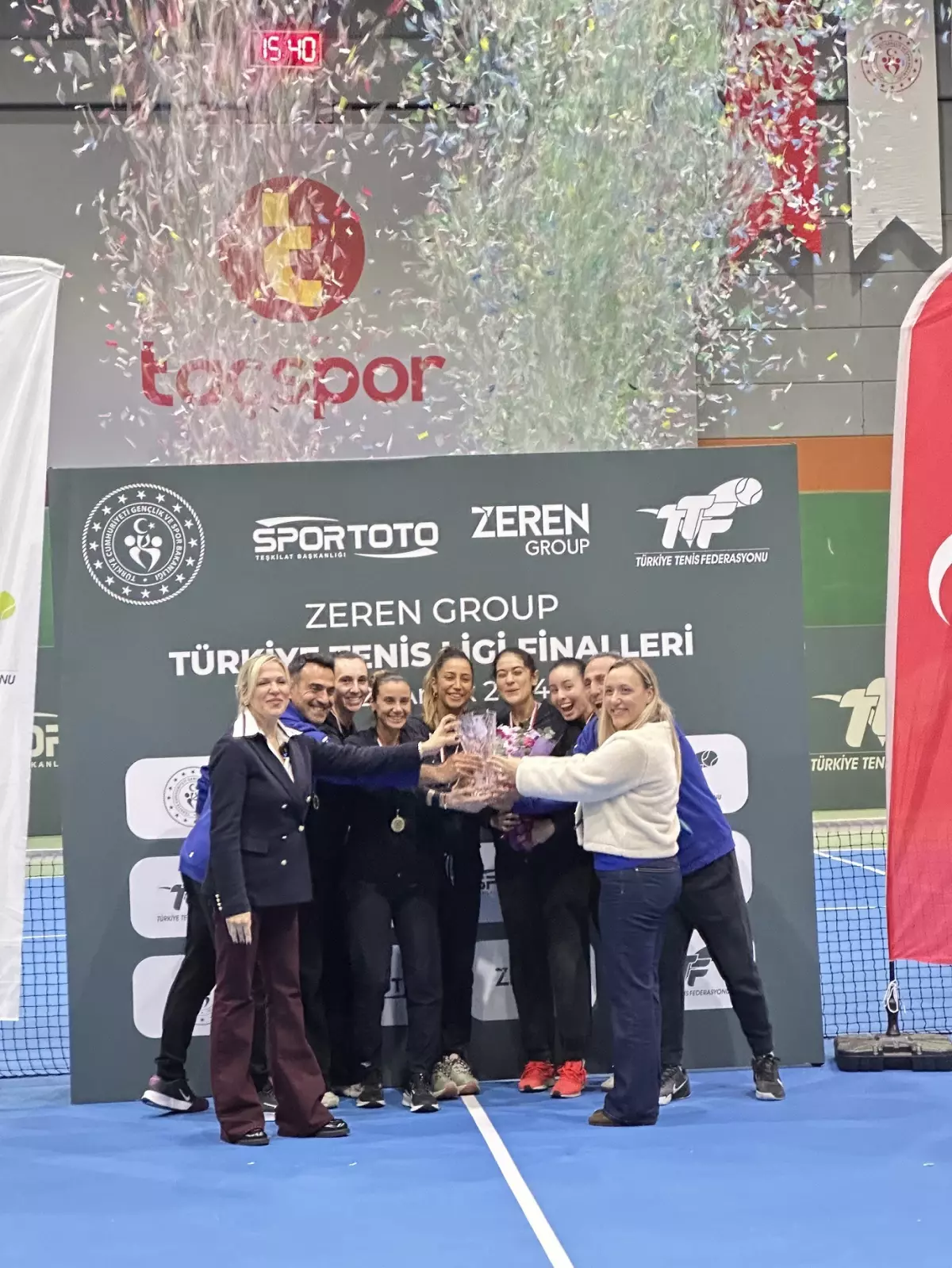 Türkiye Tenis Ligi\'nde Kadınlar Şampiyonu ENKA Spor Kulübü Oldu