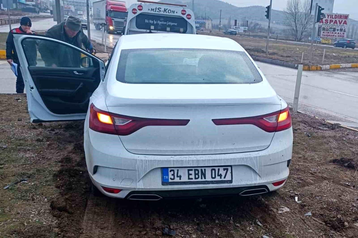 Kırıkkale\'de Yağmur Kazası: 1 Yaralı