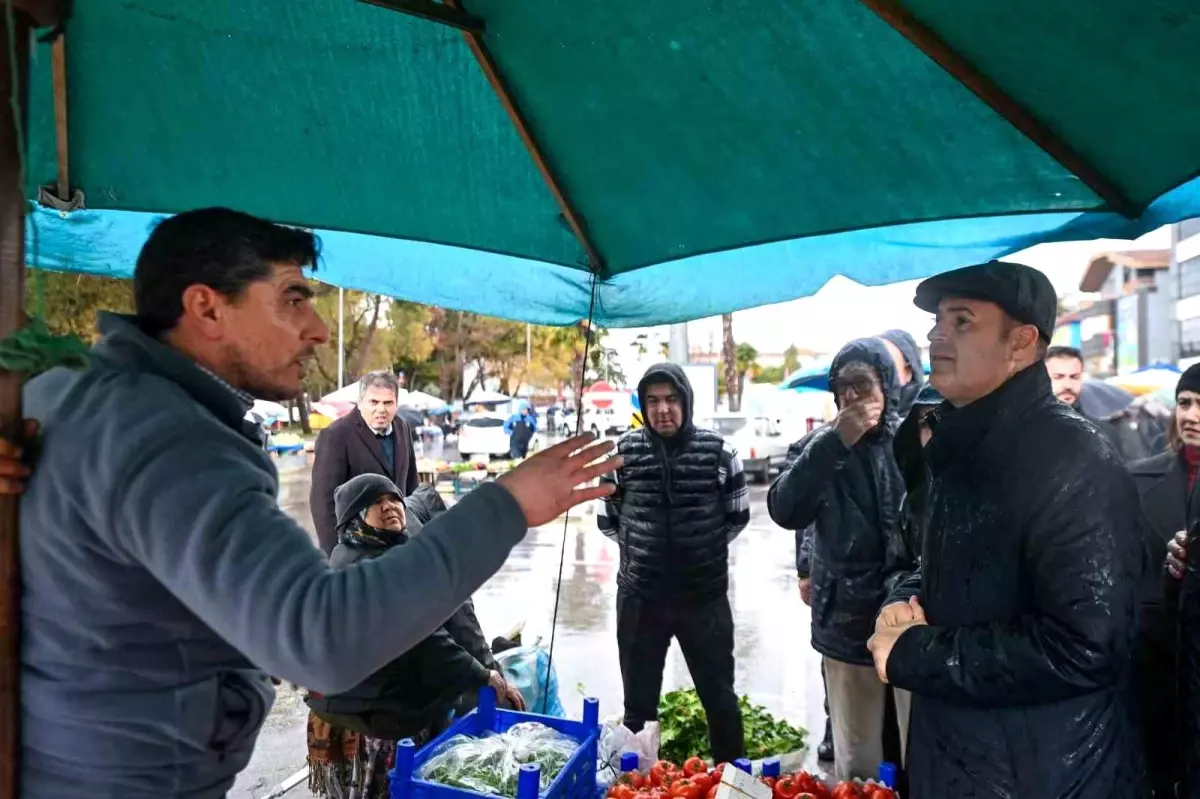 Başkan Akın, Kapalı Semt Pazarı İçin Çalışmalara Başlayacak