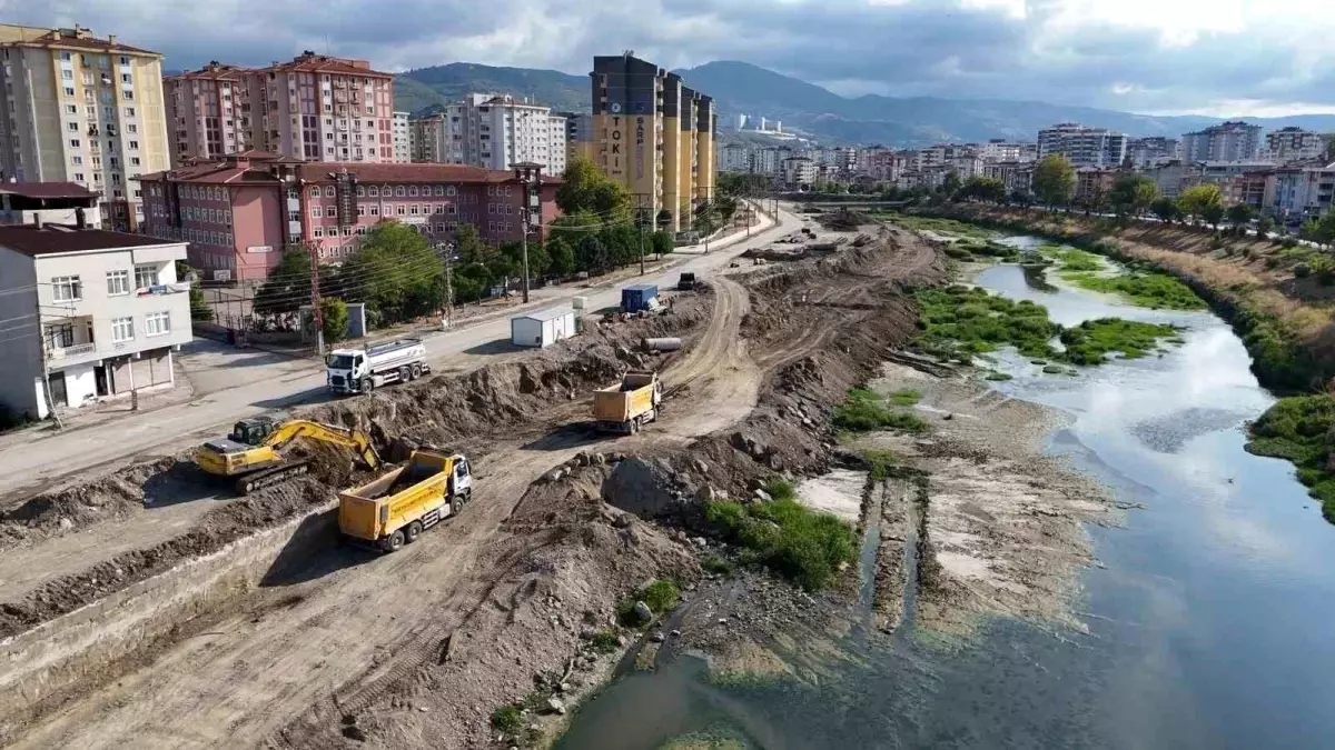 Canik\'te Mert Irmağı Rehabilitasyon Projesi Başladı