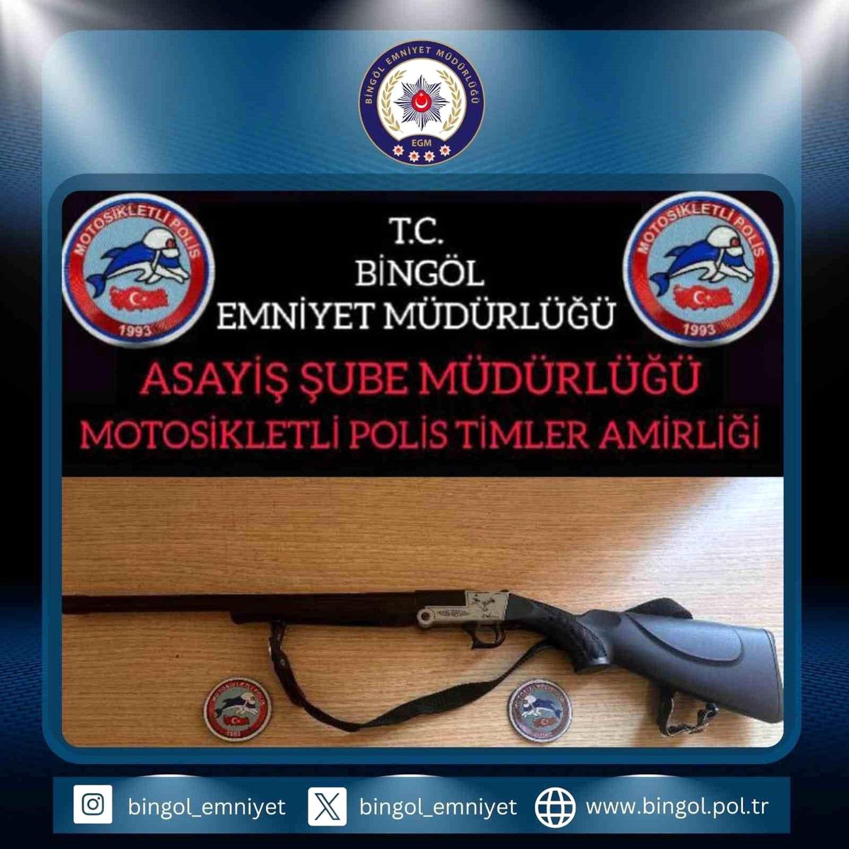Bingöl\'de Ruhsatsız Tüfek Ele Geçirildi