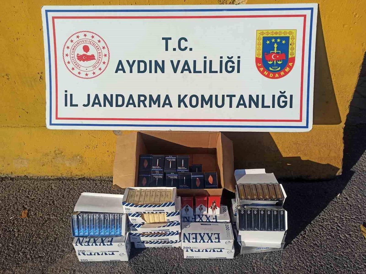 Aydın\'da 305 Paket Kaçak Sigara Ele Geçirildi