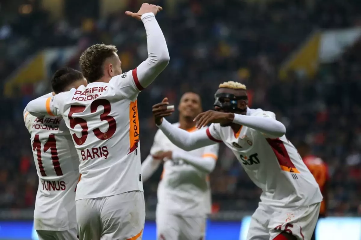 Galatasaray, Kayserispor\'u deplasmanda 5-1 yendi