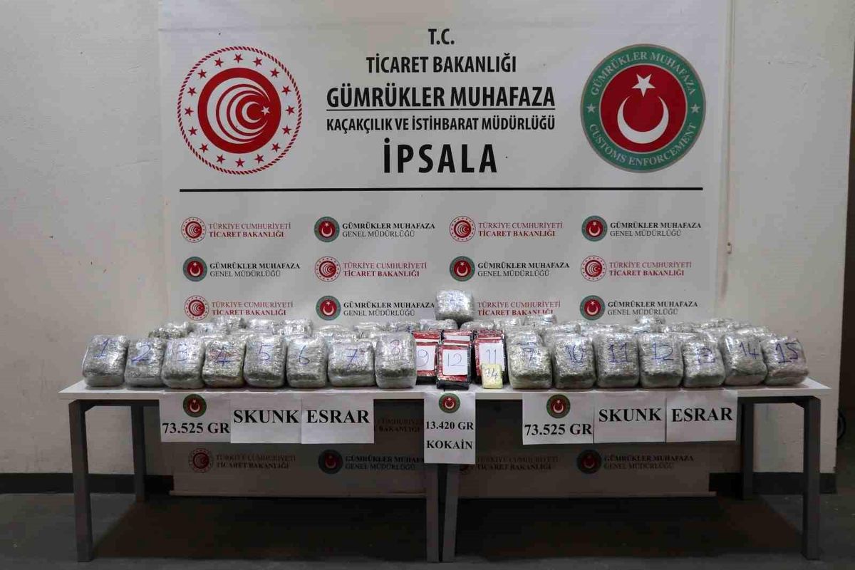 Gümrükte 493 Kilogram Uyuşturucu Ele Geçirildi