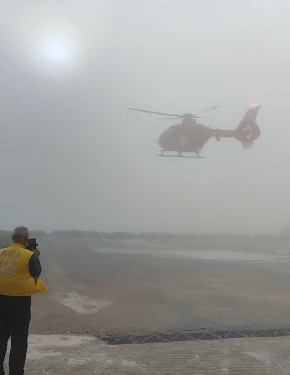 Muğla\'da Helikopter Kazasının Öncesi Kamerada