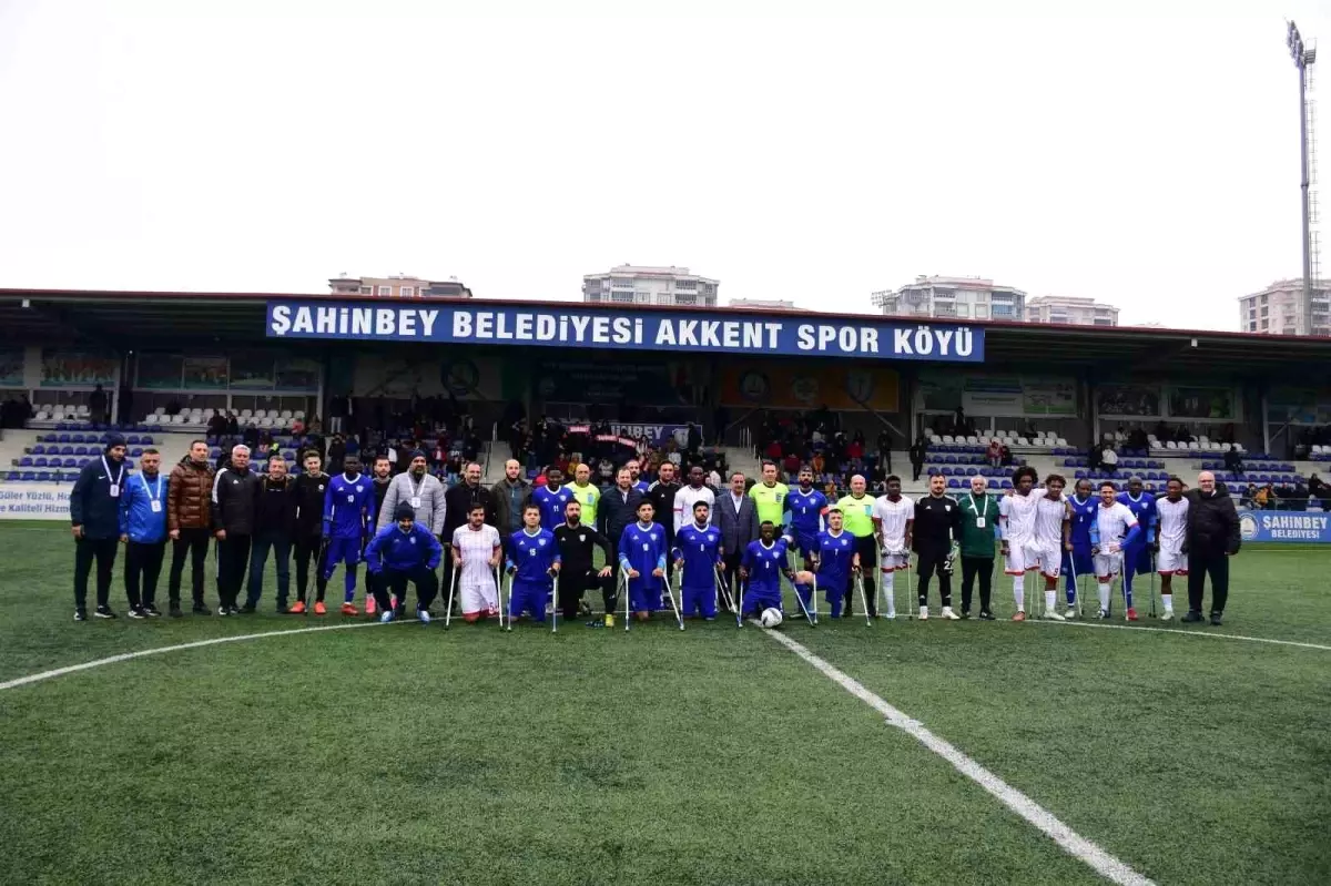 Şahinbey Ampute Futbol Takımı, Pendik\'i 8-2 Mağlup Etti