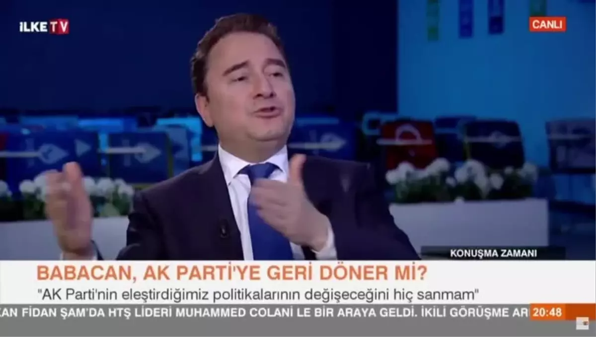 Ali Babacan: DEVA Partisi AK Parti\'ye Katılmayacak