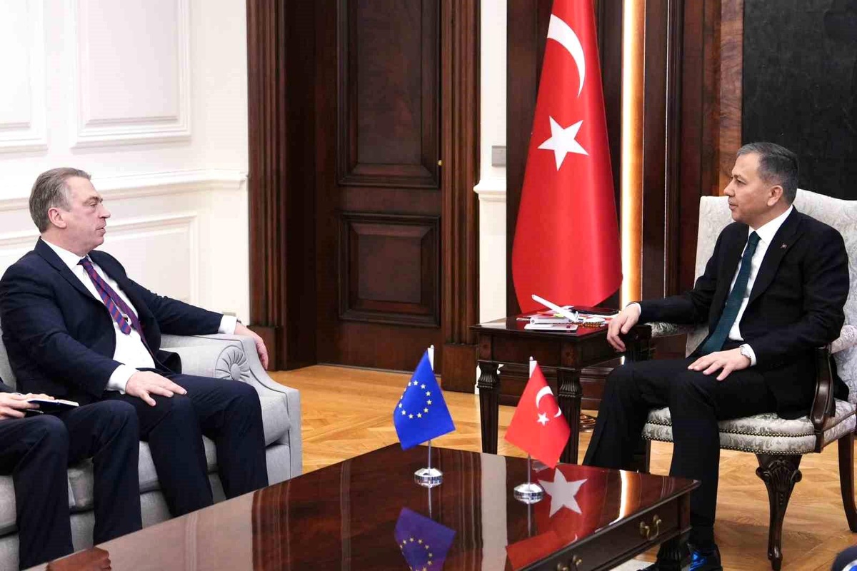 Yerlikaya, AB Delegasyonu ile Görüştü