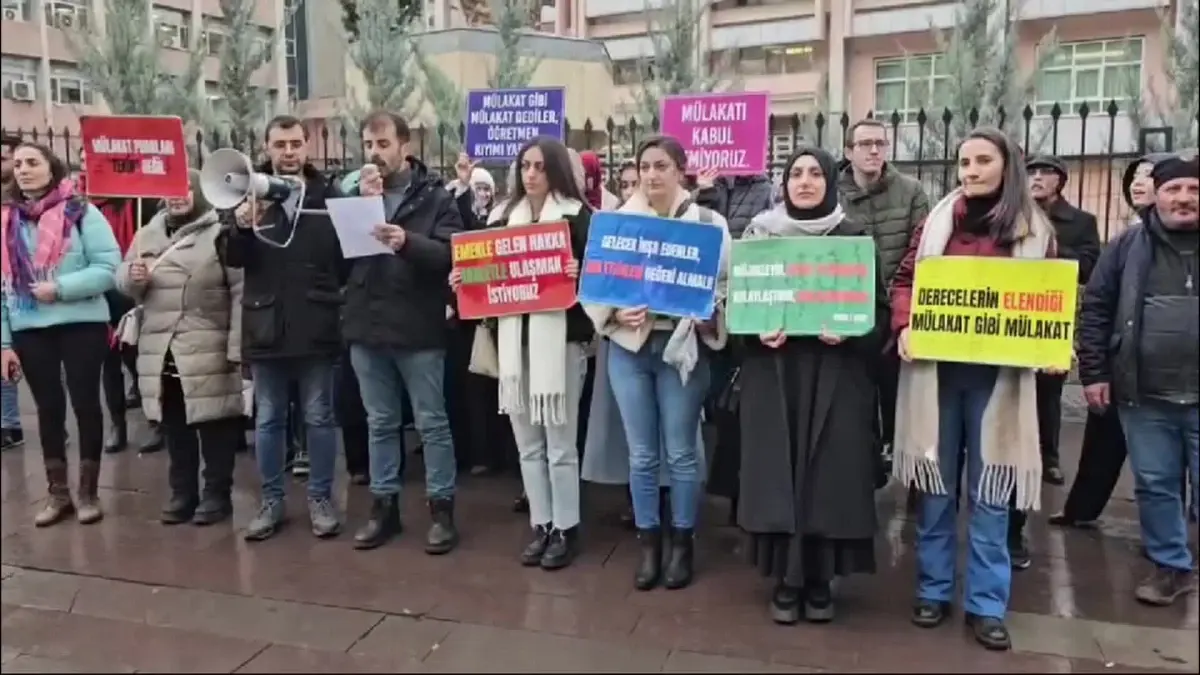 Mülakat Mağduru Öğretmenlerden Eylem