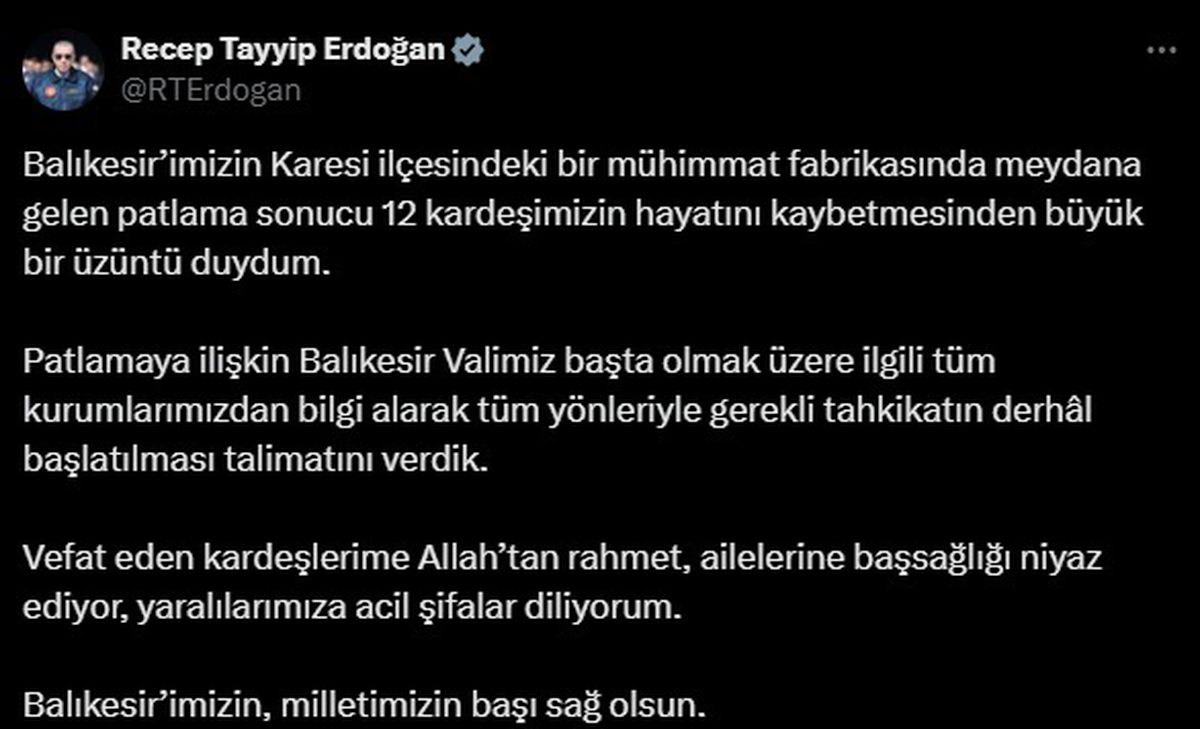 Balıkesir\'de patlayıcı üretilen fabrikada patlama; 12 ölü, 5 yaralı (7)