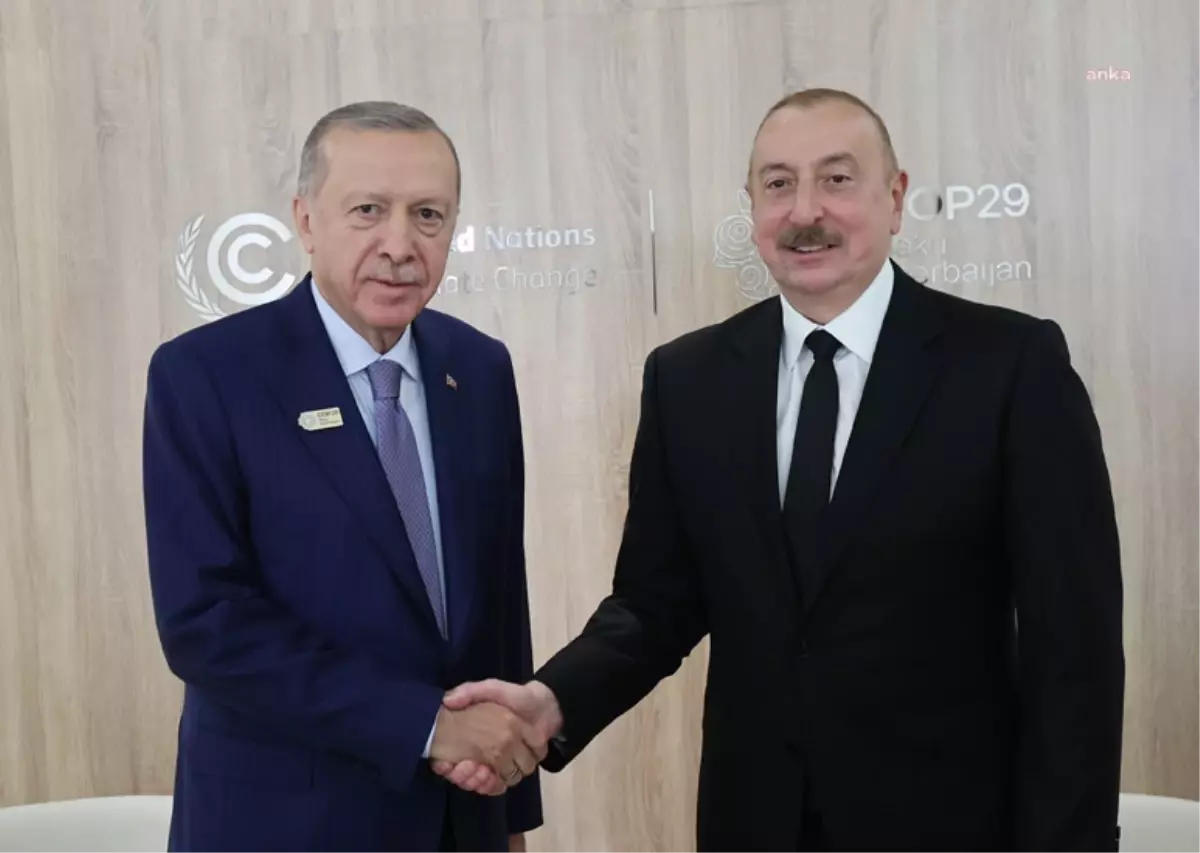 Cumhurbaşkanı Erdoğan, Azerbaycan Cumhurbaşkanı Aliyev ile Telefonda Görüştü