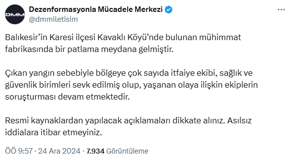 Balıkesir Fabrikası Patlaması Balıkesir Fabrikası Patlaması