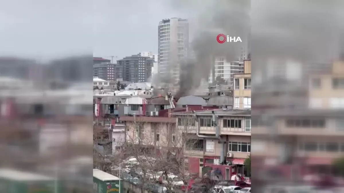 Bahçelievler\'de Korkutan Yangın