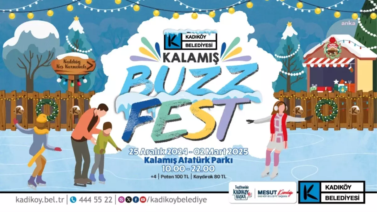 Kadıköy\'de BuzzFest Kış Festivali Başlıyor