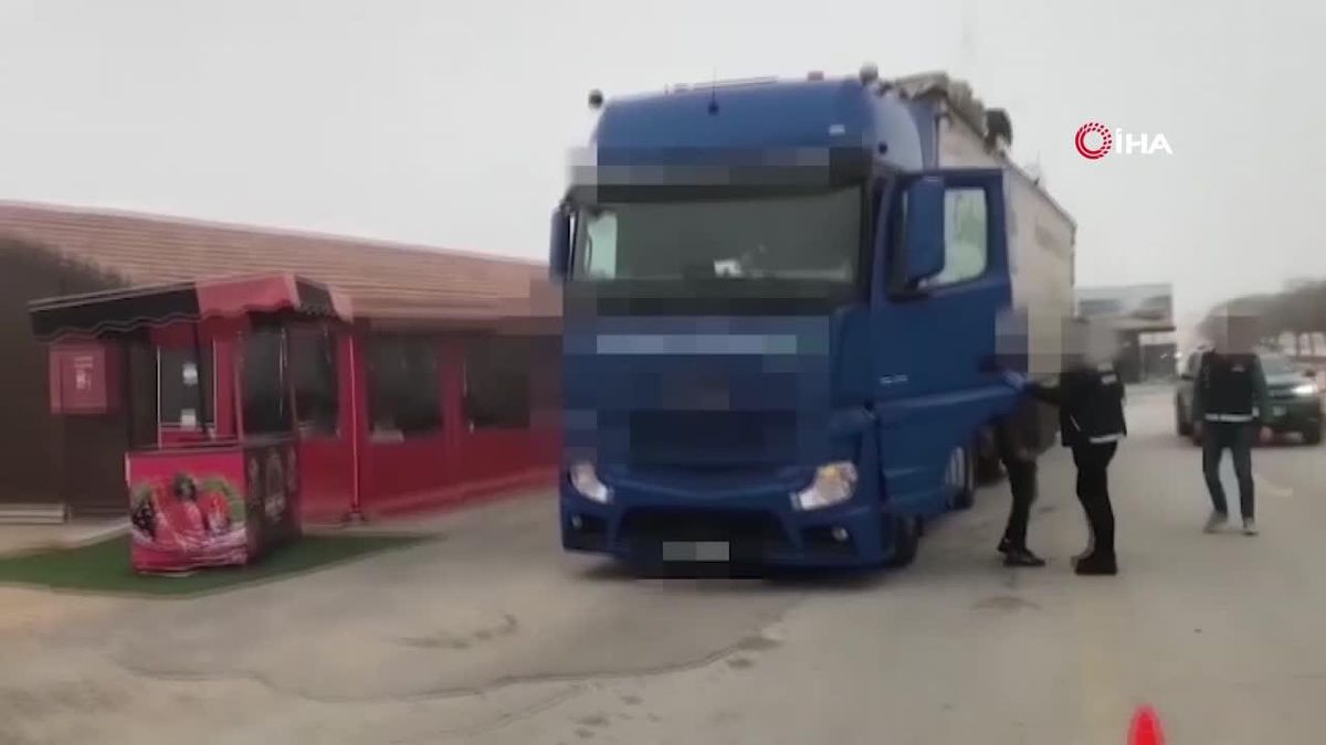 Kapıkule\'de Tır Sürücüsüne Uyuşturucu Operasyonu