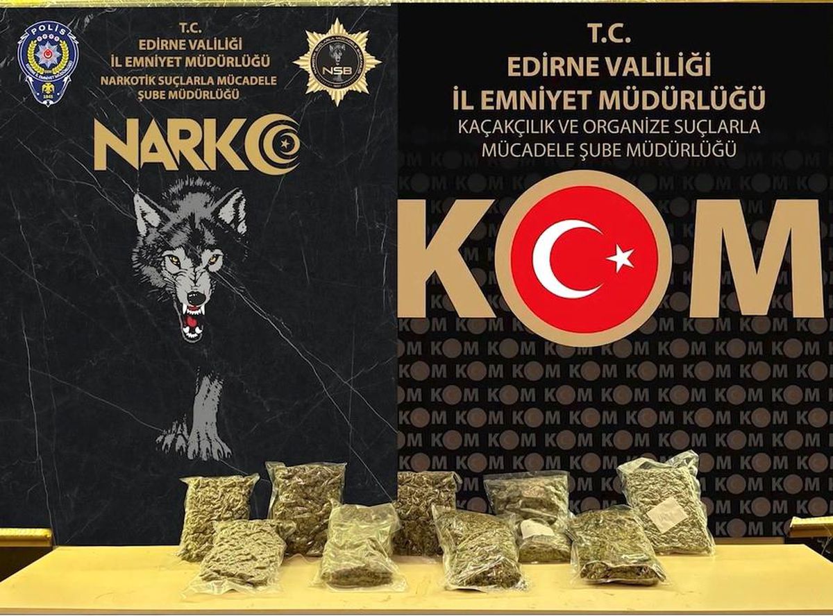 Edirne\'de Uyuşturucu Operasyonu