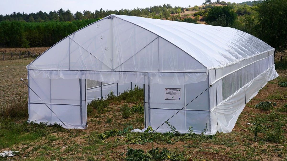 Kırsal Kalkınma Projesi: 59 Çiftçiye Sera Kuruldu
