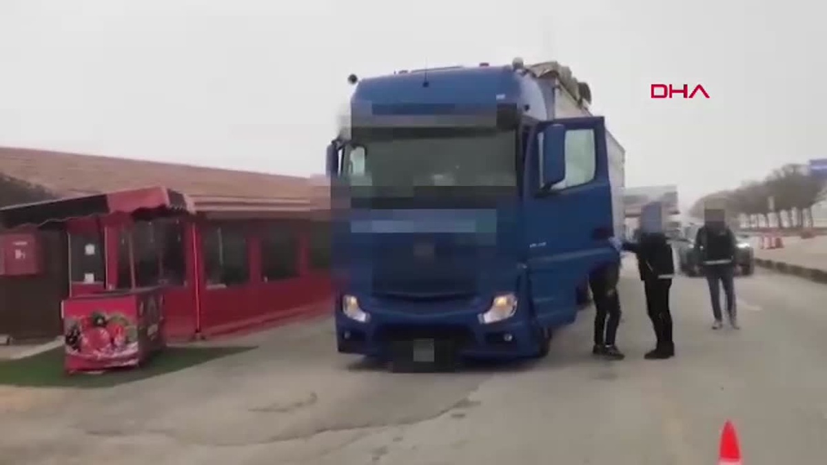 Edirne\'de TIR Şoförü Uyuşturucuyla Yakalandı