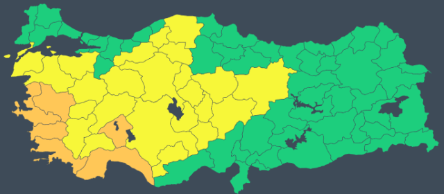 Uyarılar art arda geldi! 6 il için turuncu kod