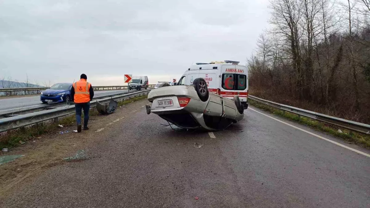 Zonguldak\'ta Trafik Kazası: 3 Yaralı