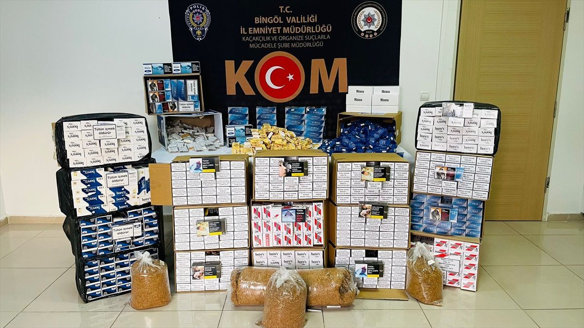 Bingöl\'de Kaçak Tütün Operasyonu