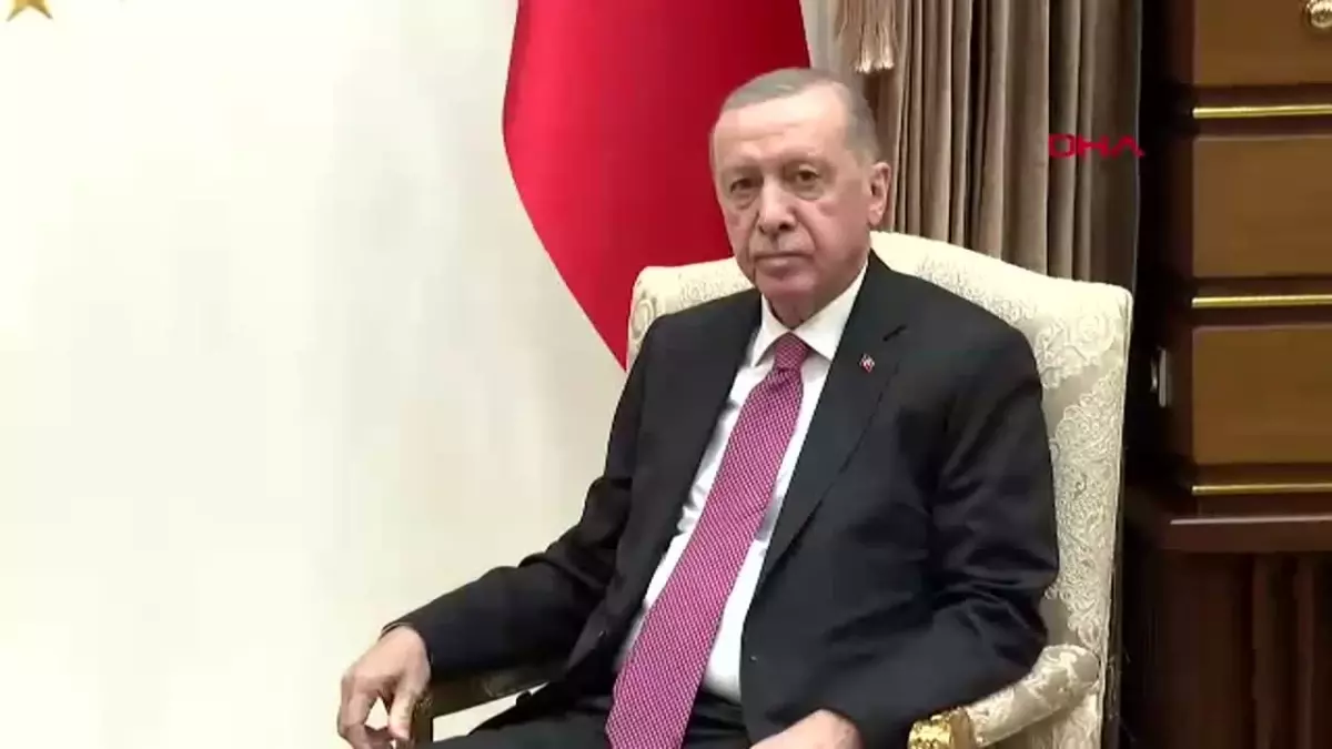 Cumhurbaşkanı Erdoğan, KKTC Cumhurbaşkanı Tatar ile görüştü (HABER EKLENDİ)