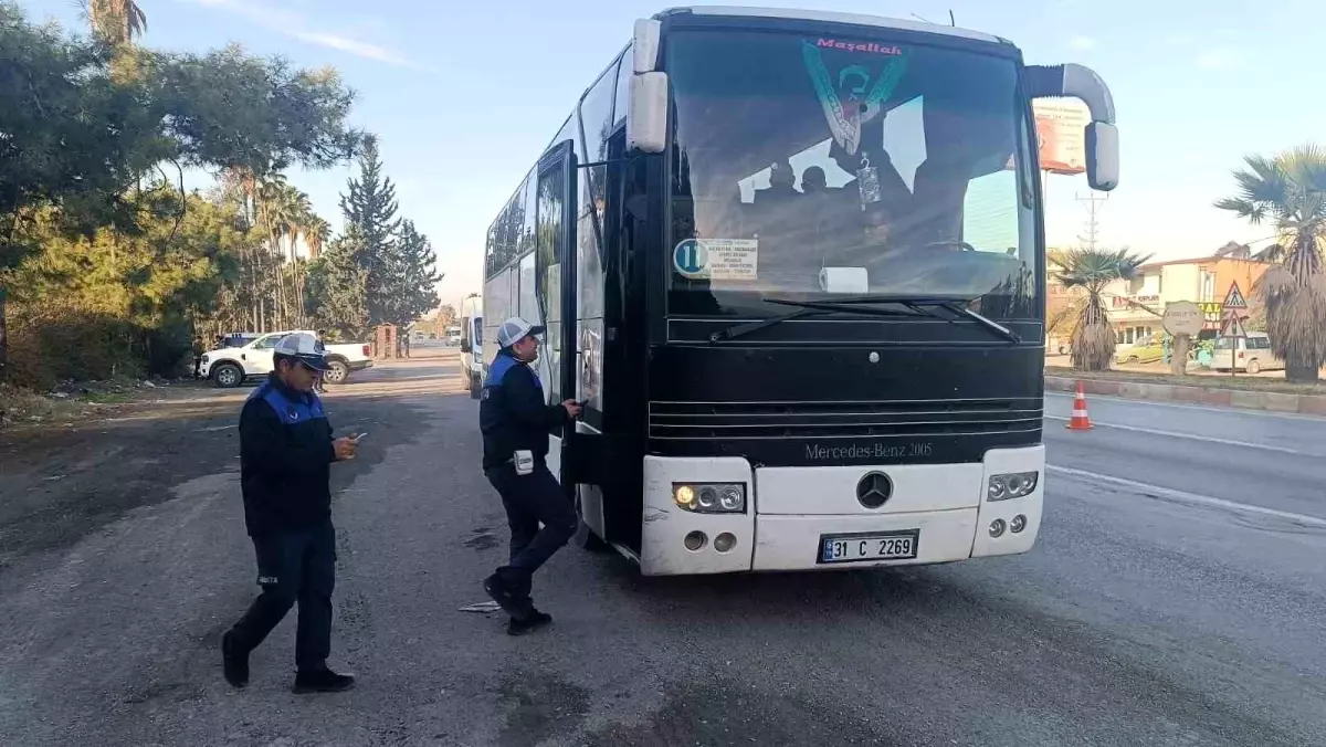 Hatay\'da Ulaşım Denetimleri Başladı