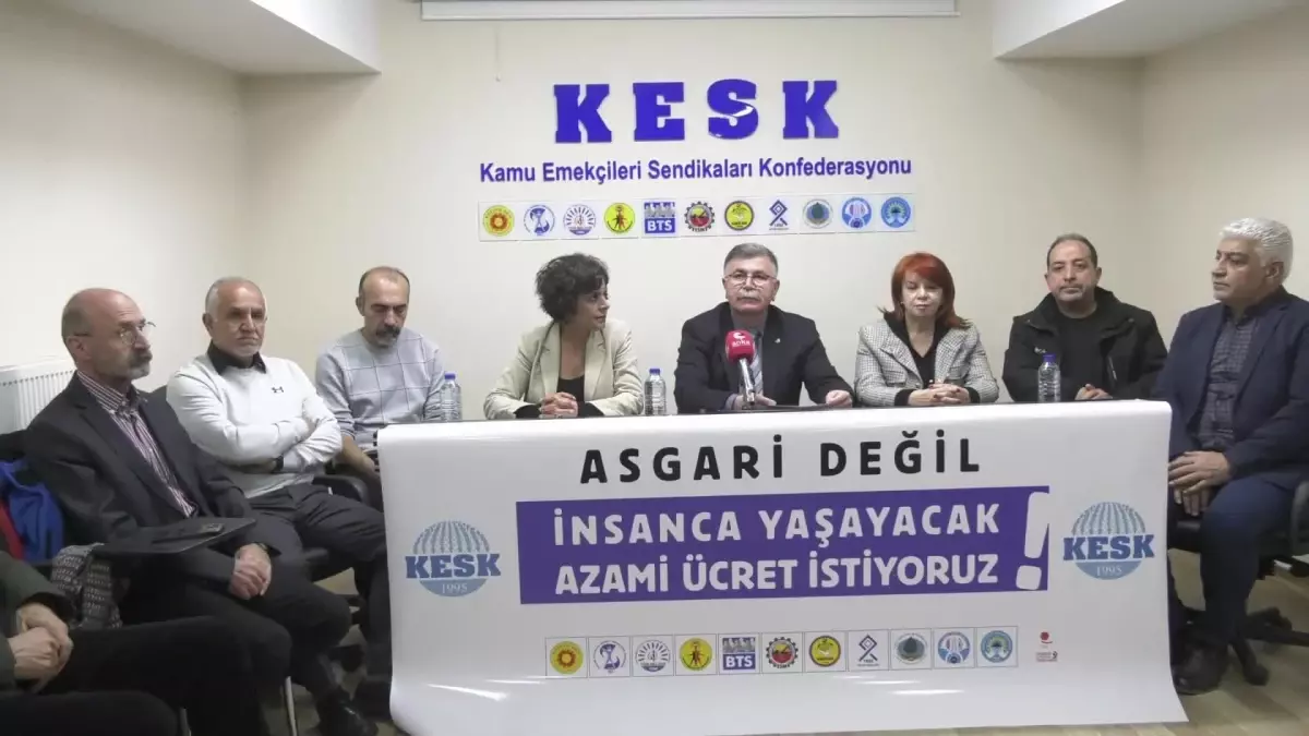 KESK: 2025 Asgari Ücreti 22 Bin 104 TL