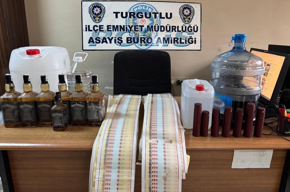 Manisa\'da Kaçak İçki ve Sigara Operasyonu!