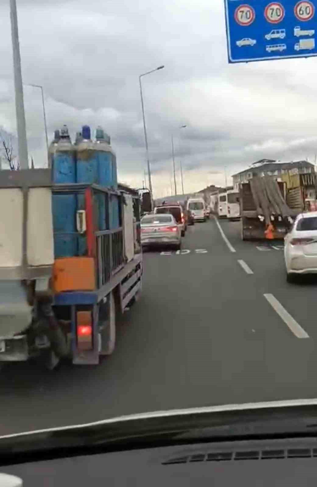 Düzce\'de Ambulansa Fermuar Yolu